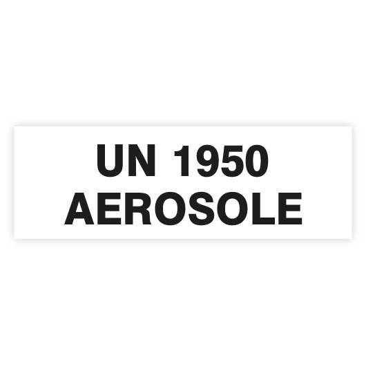 UN-Nummer-Etiketten UN 1950 AEROSOLE, Folie selbstklebend, 150 x 50 mm, 100 St./ Rolle-0