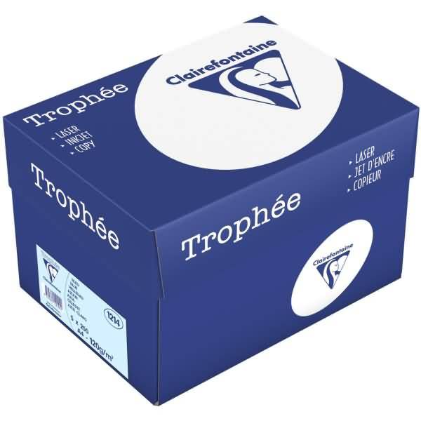 Kopierpapier Trophee A4 120g/qm VE=250 Blatt hellblau-2