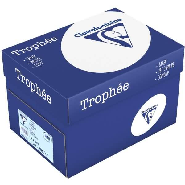 Kopierpapier Trophee A3 80g/qm VE=500 Blatt hellblau-1