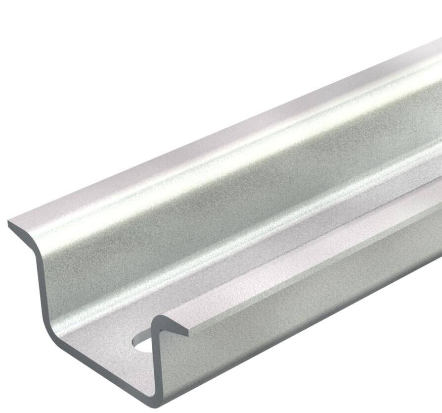 OBO Bettermann Vertr Hutschiene gelocht 2069 15 1.5 GTPL 25 mm, 1,5 2000 mm-0