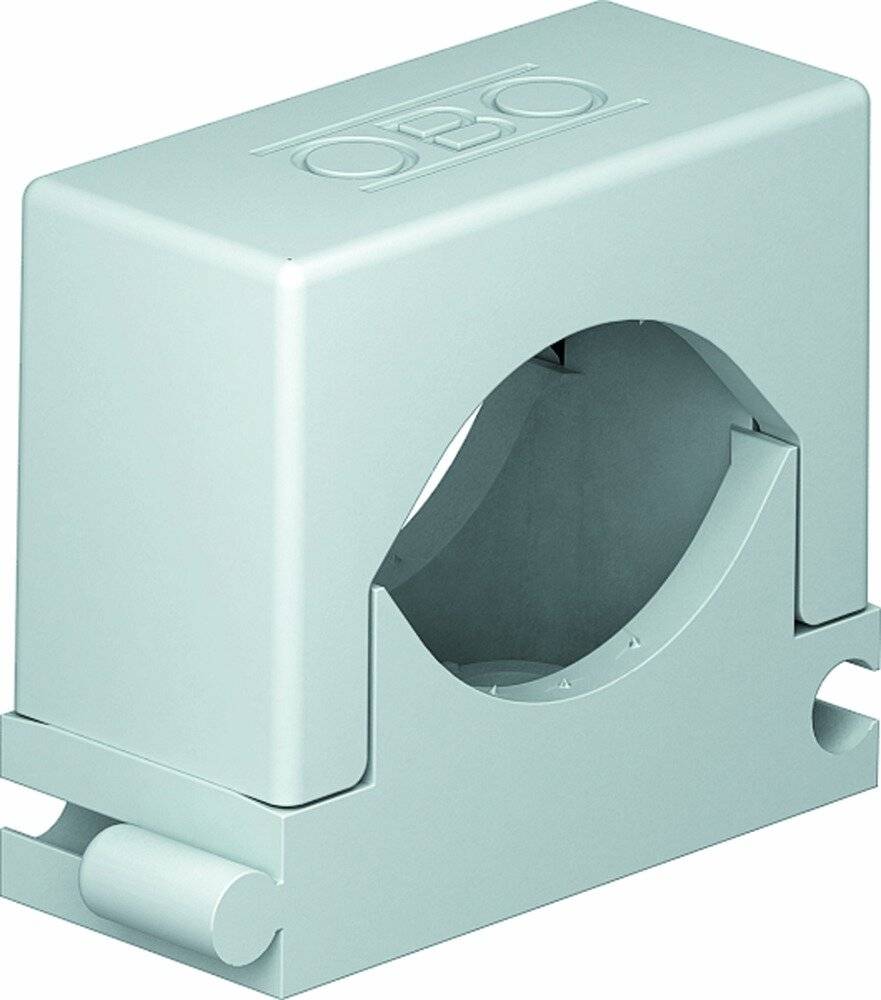 OBO - Reihen-Druck-Schelle 2037 6-13mm lichtgrau-1