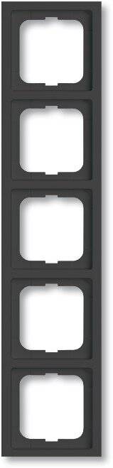 Busch-Jaeger 5fach Rahmen Future Linear Anthrazit 2CKA001754A4244 1 St.-2