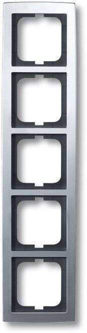 Busch-Jaeger 5fach Rahmen Solo Chrom 2CKA001754A4108 1 St.-2