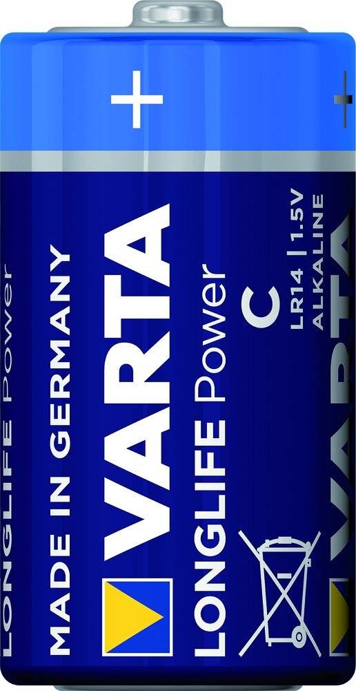 Varta Cons.Varta Batterie Longl.Power C Baby, R14, Al-Mn 4914 Stk.1 1,5 V, 7800 mAh, 50 mm-0
