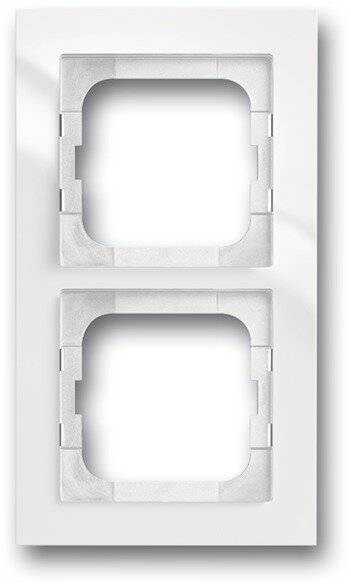 Busch-Jaeger 2fach Rahmen Axcent Weiß 2CKA001754A4332 1 St.-2
