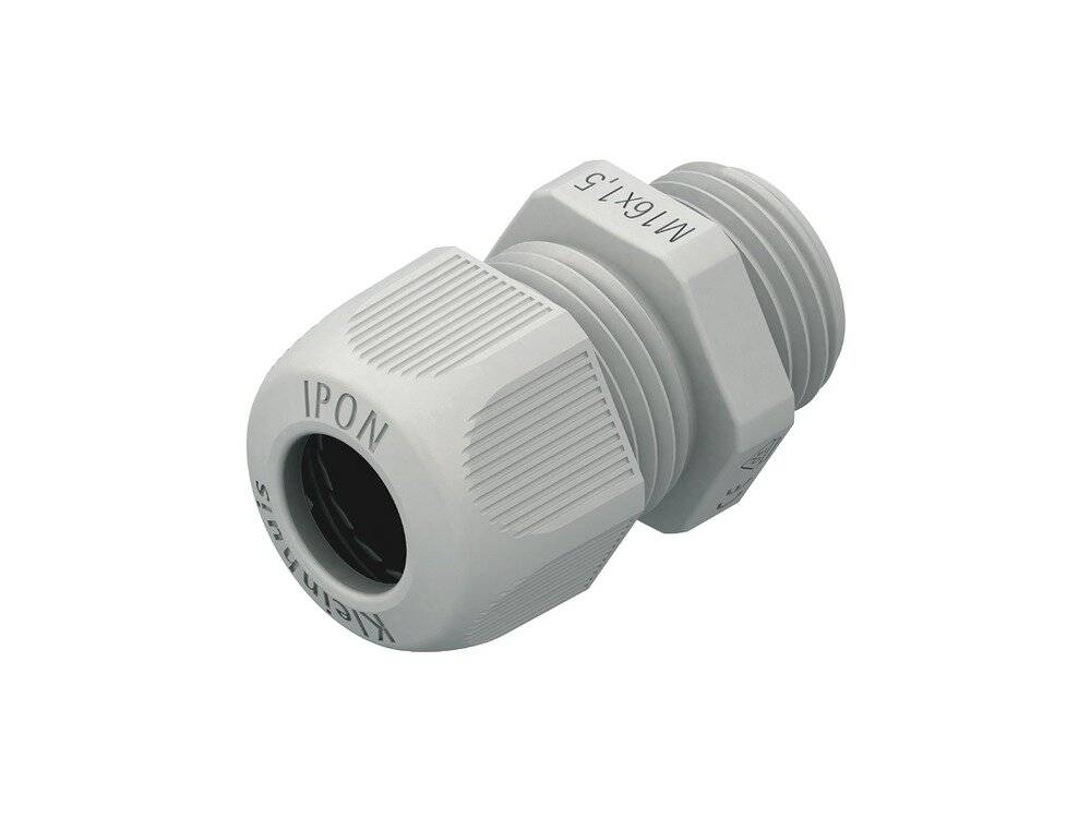 IPON-Kabelverschraub.M16 1234VM1601 M16 vollmetrisch lichtgrau-2