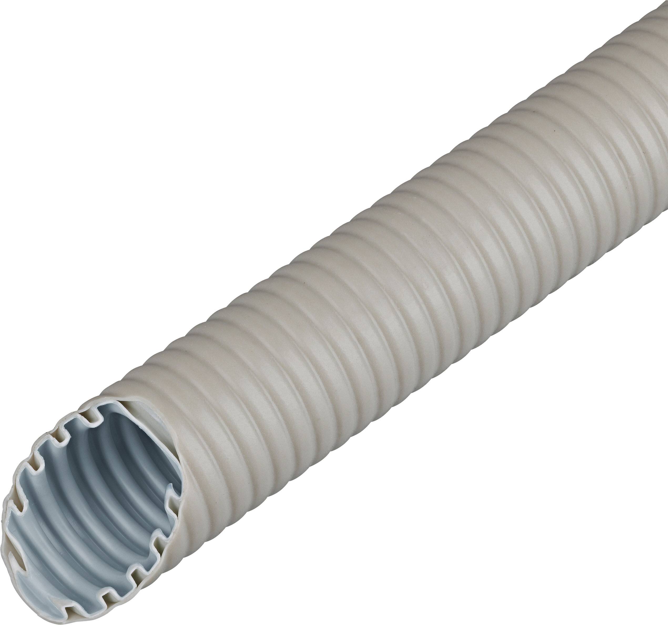Panzerrohr PVC Ø20mm gr biegsam 3Kl flammwidrig FFKUS-EM-F20GR-2