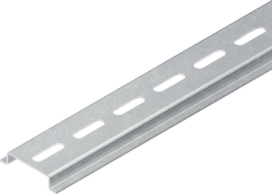 Hutschiene 35x7,5x2000mm 2933/2GL dickschichtpassiviert gelocht 5,2x18-2