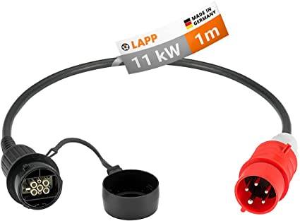 LAPP Mobility 64705 CCE Ladeadapter für die Ladestation Universal 16A Adapterkabel Hybrid & Elektroauto 11kW 3-phasig-0