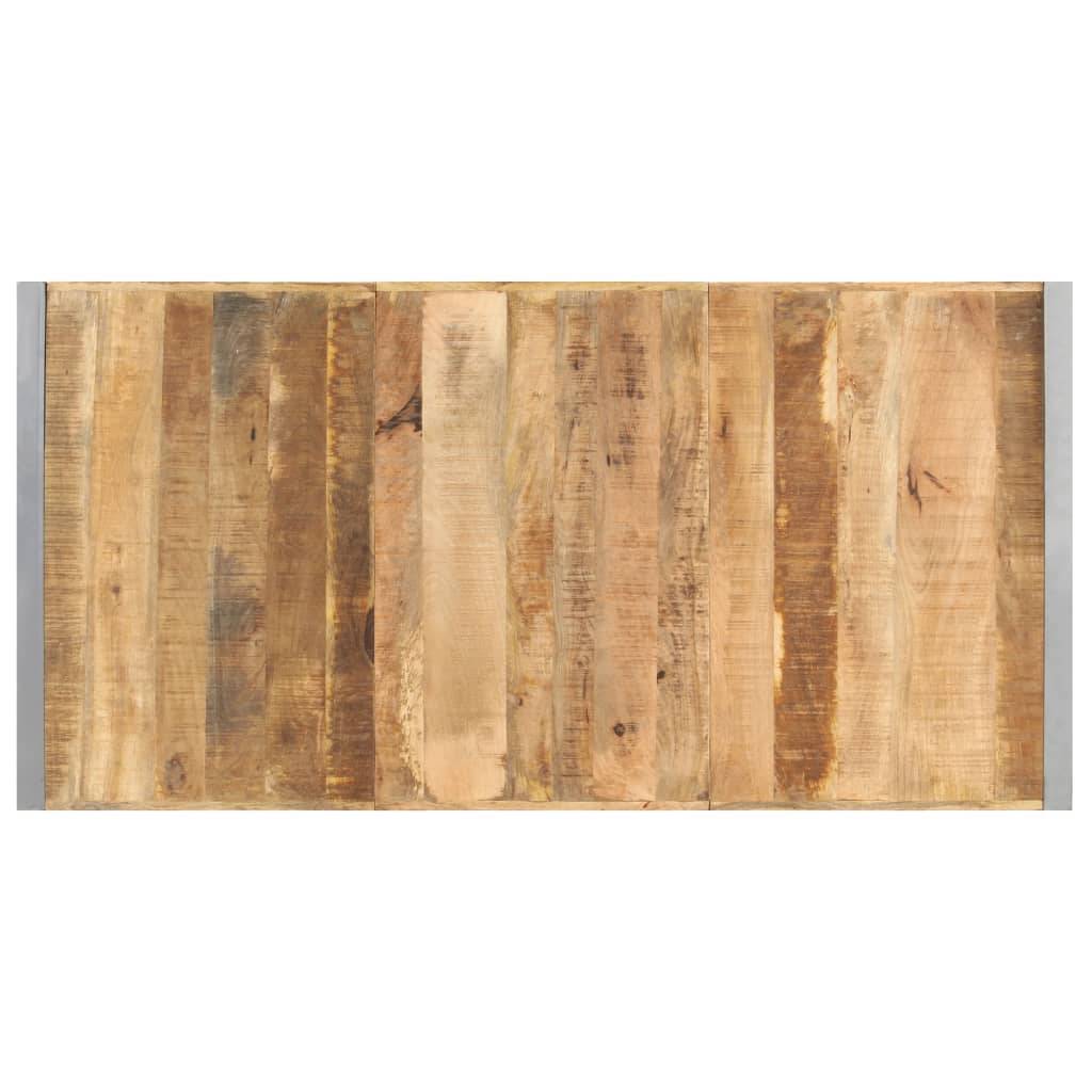 vidaXL Couchtisch 180x90x40 cm Raues Mangoholz-2