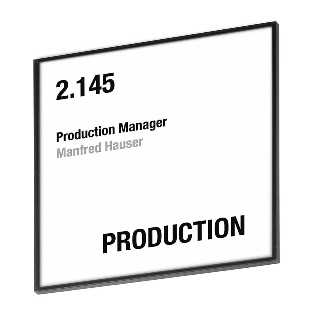 MOEDEL Türschild 150 Schwarz-2