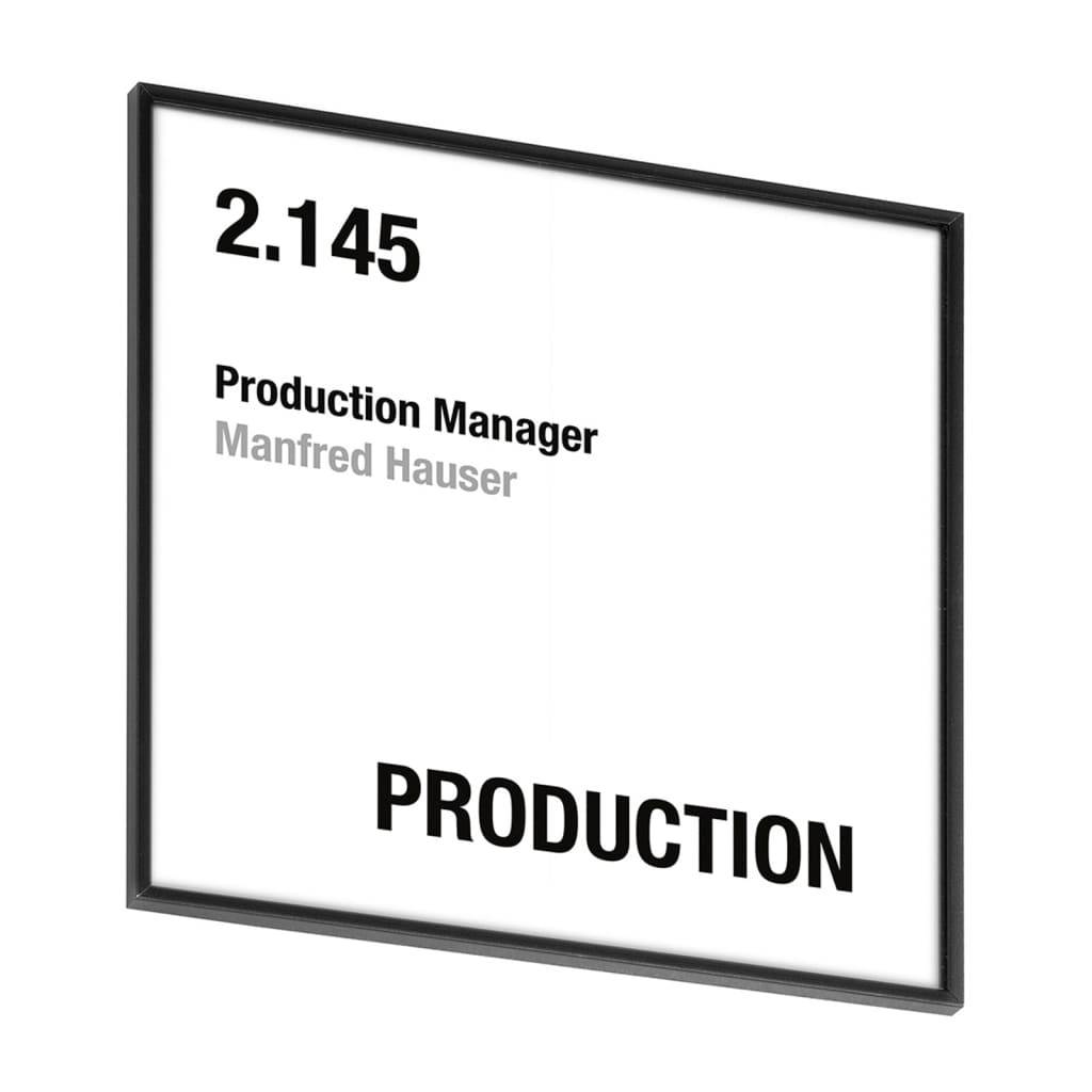 MOEDEL Türschild 150 Schwarz-3