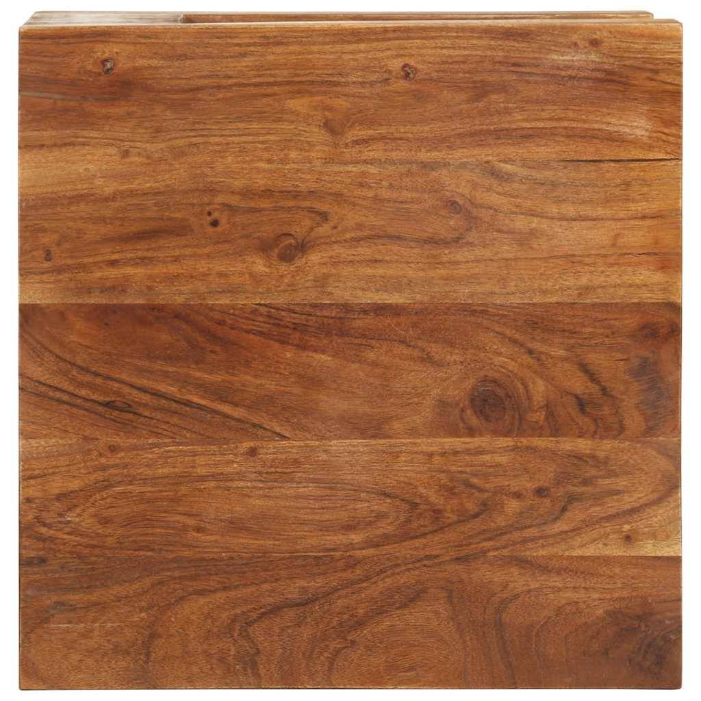 Couchtisch 45x45x40 cm Massivholz-2
