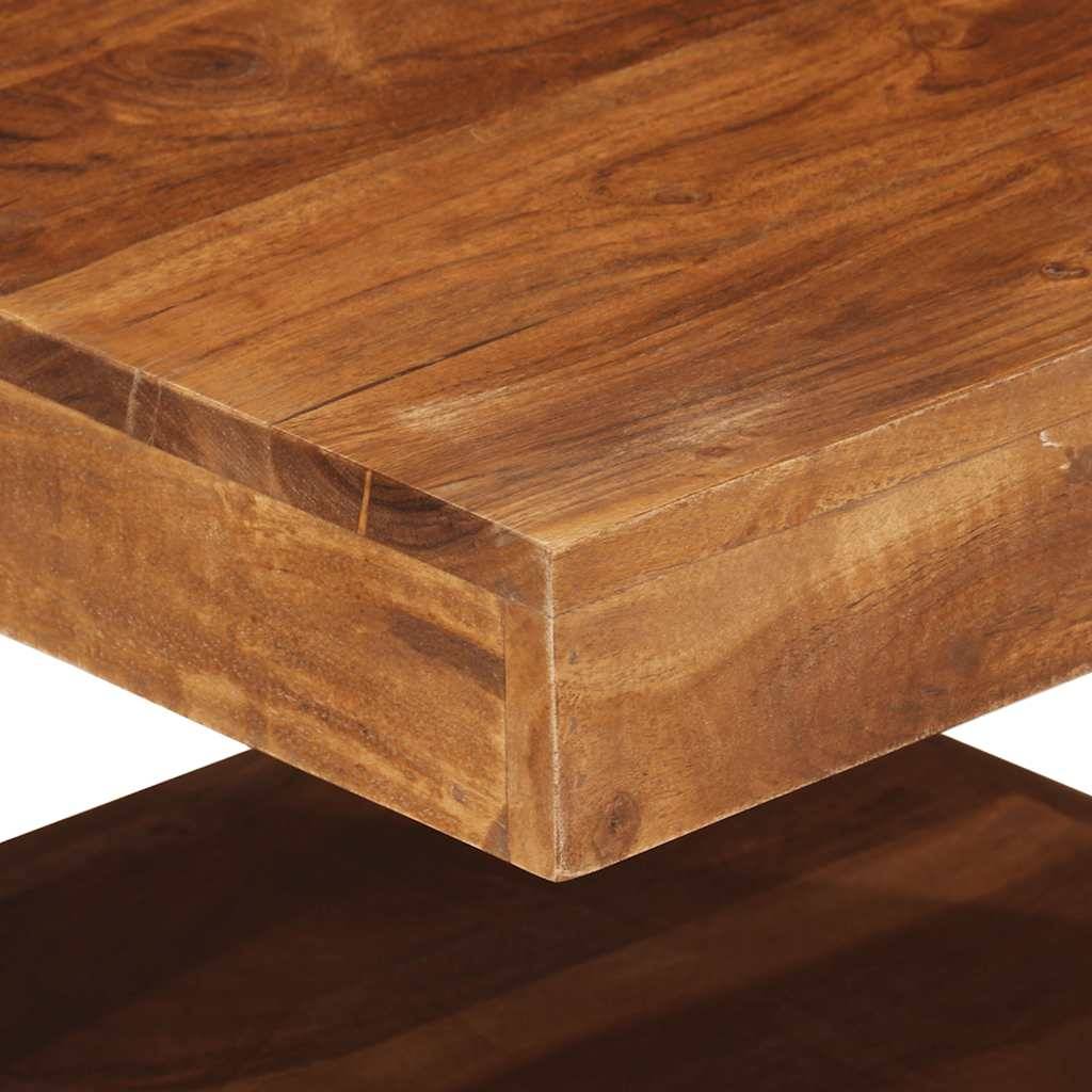 Couchtisch 45x45x40 cm Massivholz-3