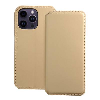 Hülle kompatibel mit Apple iPhone 14 Kunstleder Handyhülle - Handy Case Gold