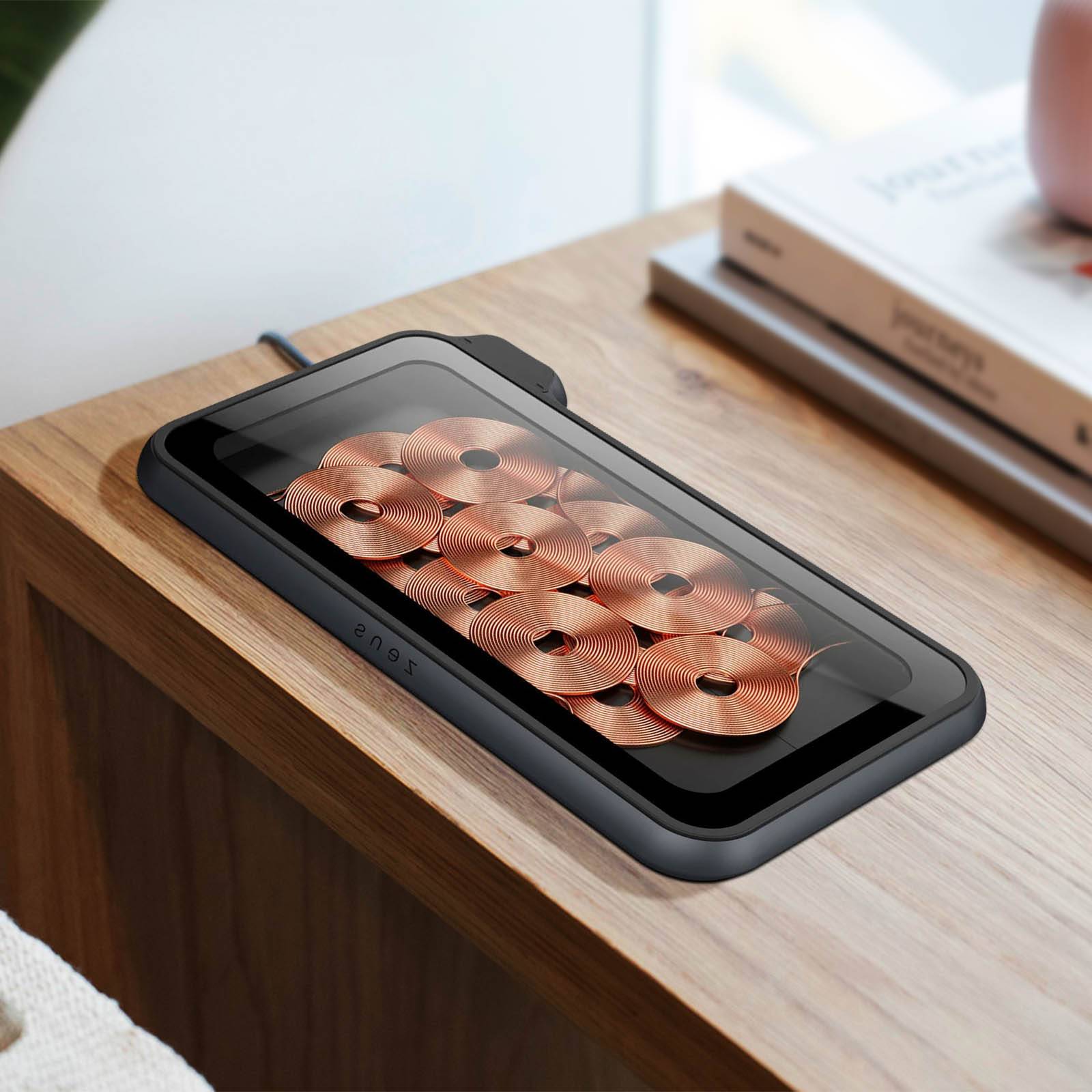 Zens Liberty Kabelloses Ladegerät aus Glas ZEDC09G/00-2