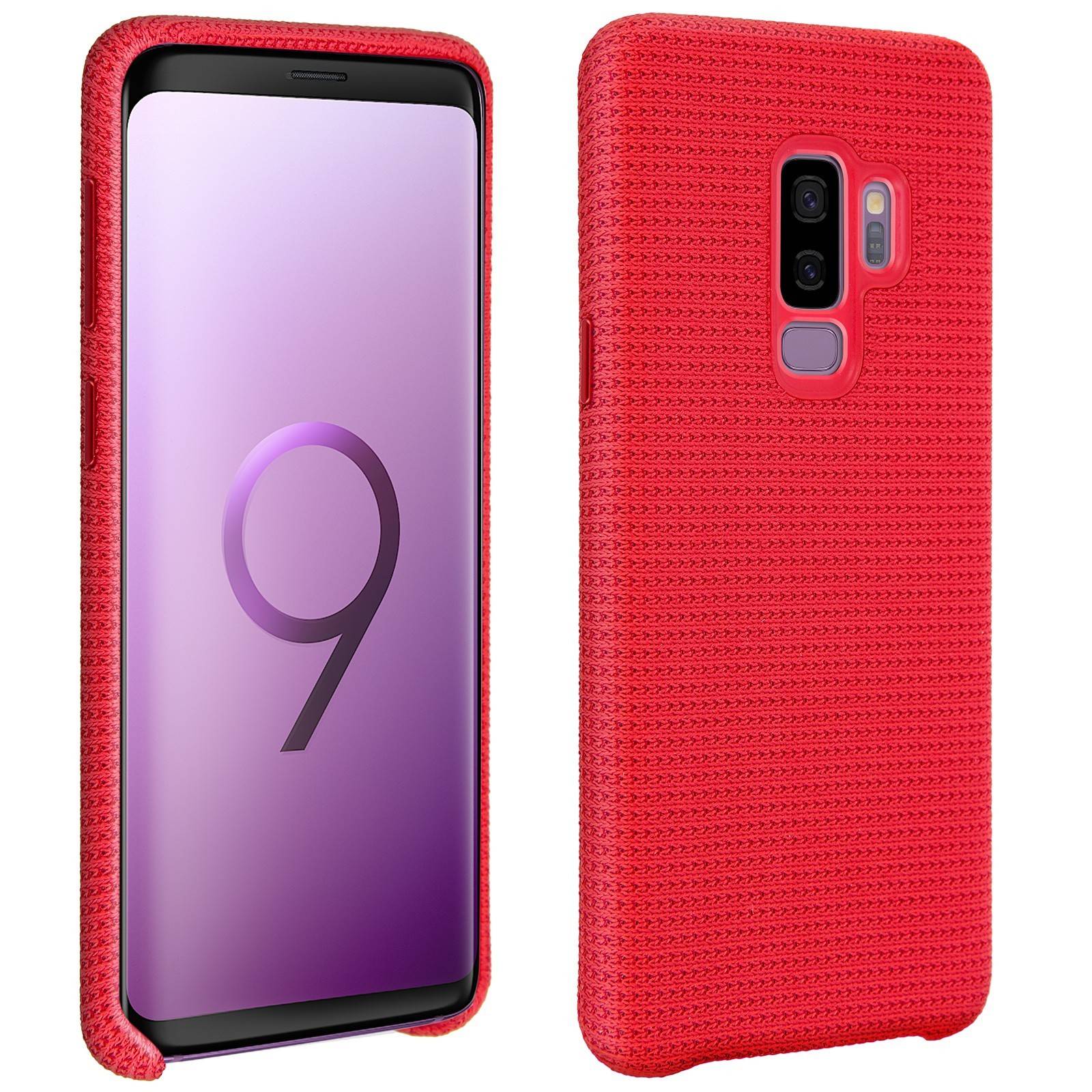 Samsung HyperKnit Cover Hülle für Galaxy S9+ rot-0
