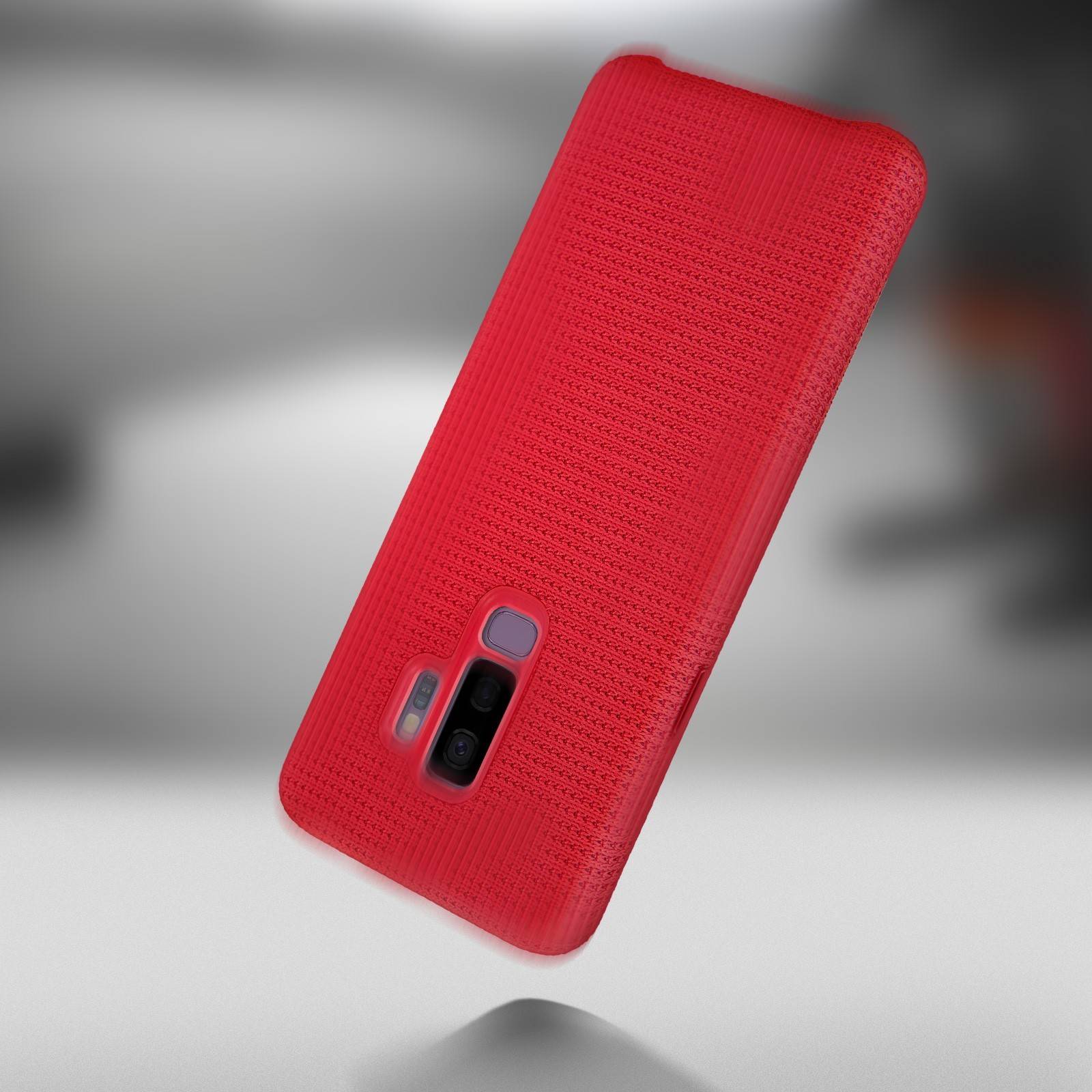 Samsung HyperKnit Cover Hülle für Galaxy S9+ rot-1