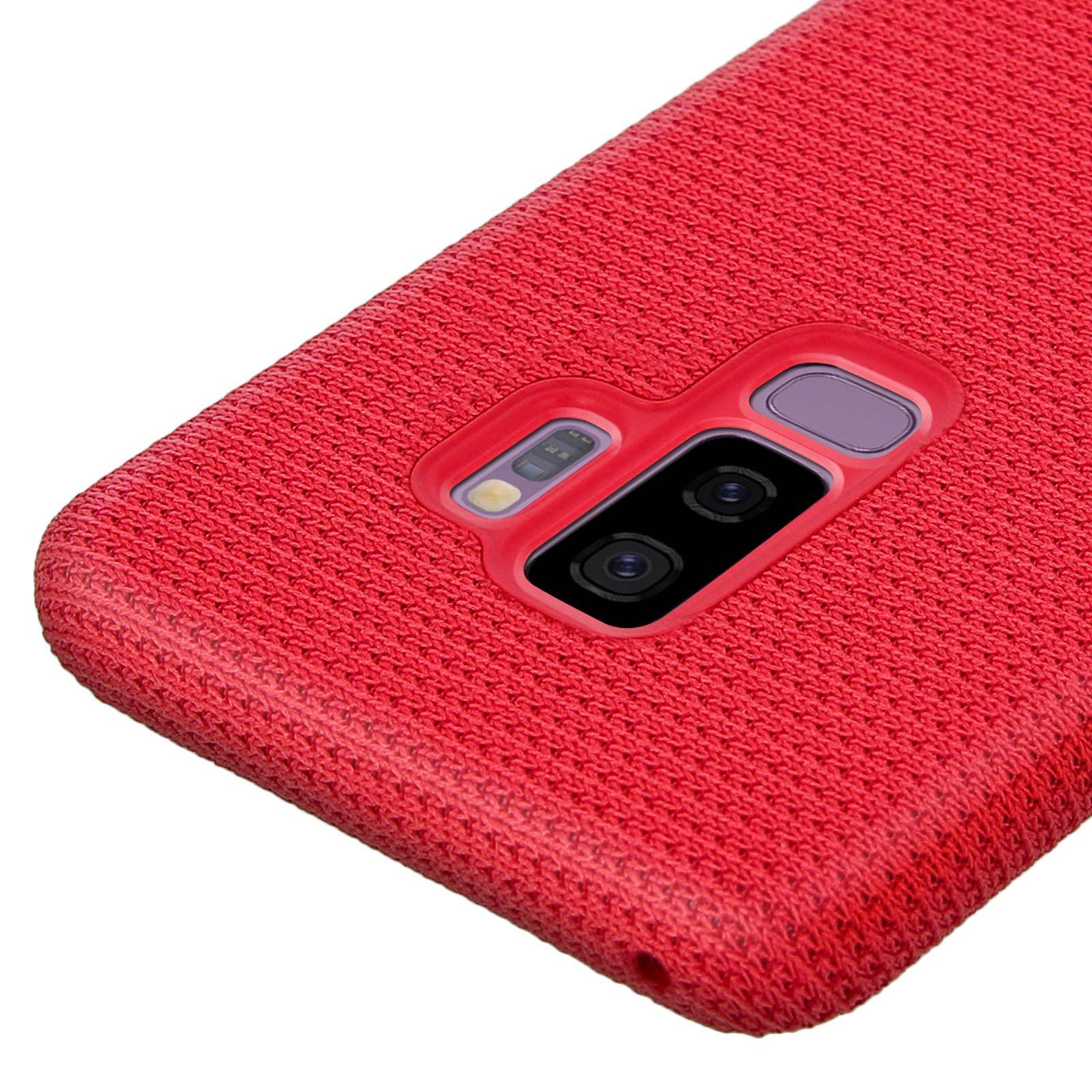Samsung HyperKnit Cover Hülle für Galaxy S9+ rot-4