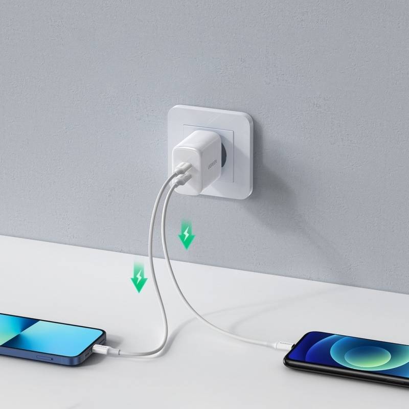 UGREEN 40W USB C Ladegerät doppelt USB C Netzteil USB-C Netzstecker-0