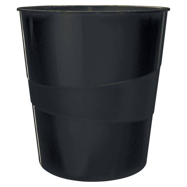 Papierkorb Recycle 15l schwarz-3