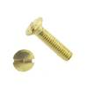 Linsensenkschraube mit Schlitz DIN 964 Messing blank M 3 x 16 - 200 Stück