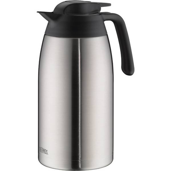 THERMOS Isolierkanne THV, 2,0 Liter, Edelstahl / schwarz