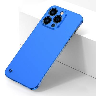 Hülle kompatibel mit Apple iPhone 12 Pro Max Kunststoff Soft Handyhülle -  Handy Case Blau kaufen