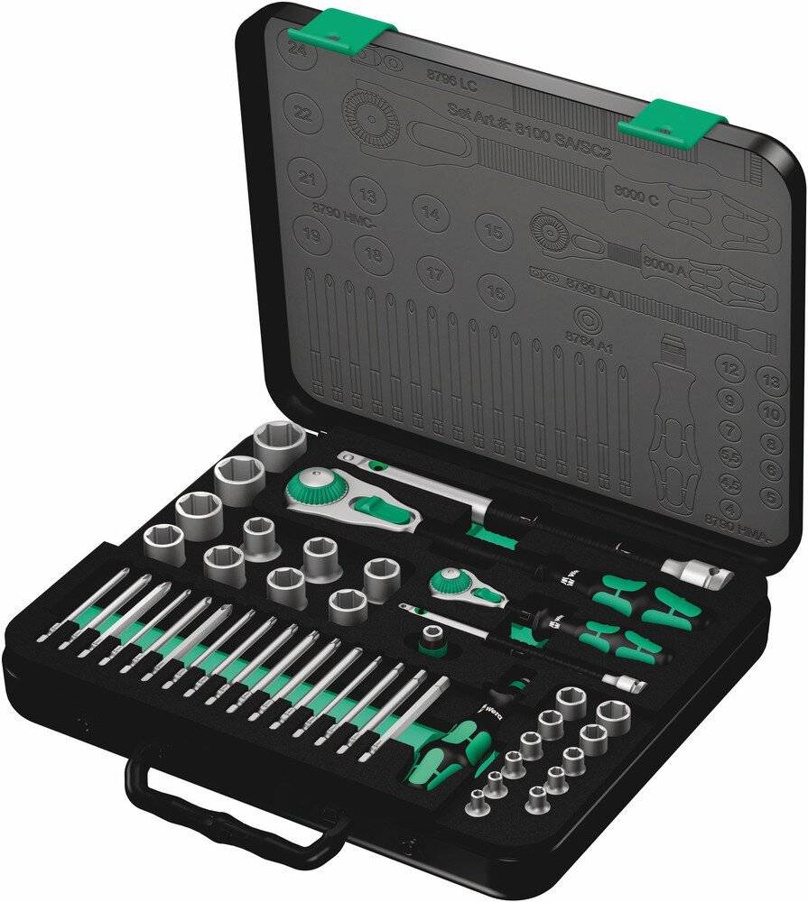Speed-Knarrensatz, 43-teilig 8100 SA/SC 2 Zyklop Speed-Knarrensatz-0