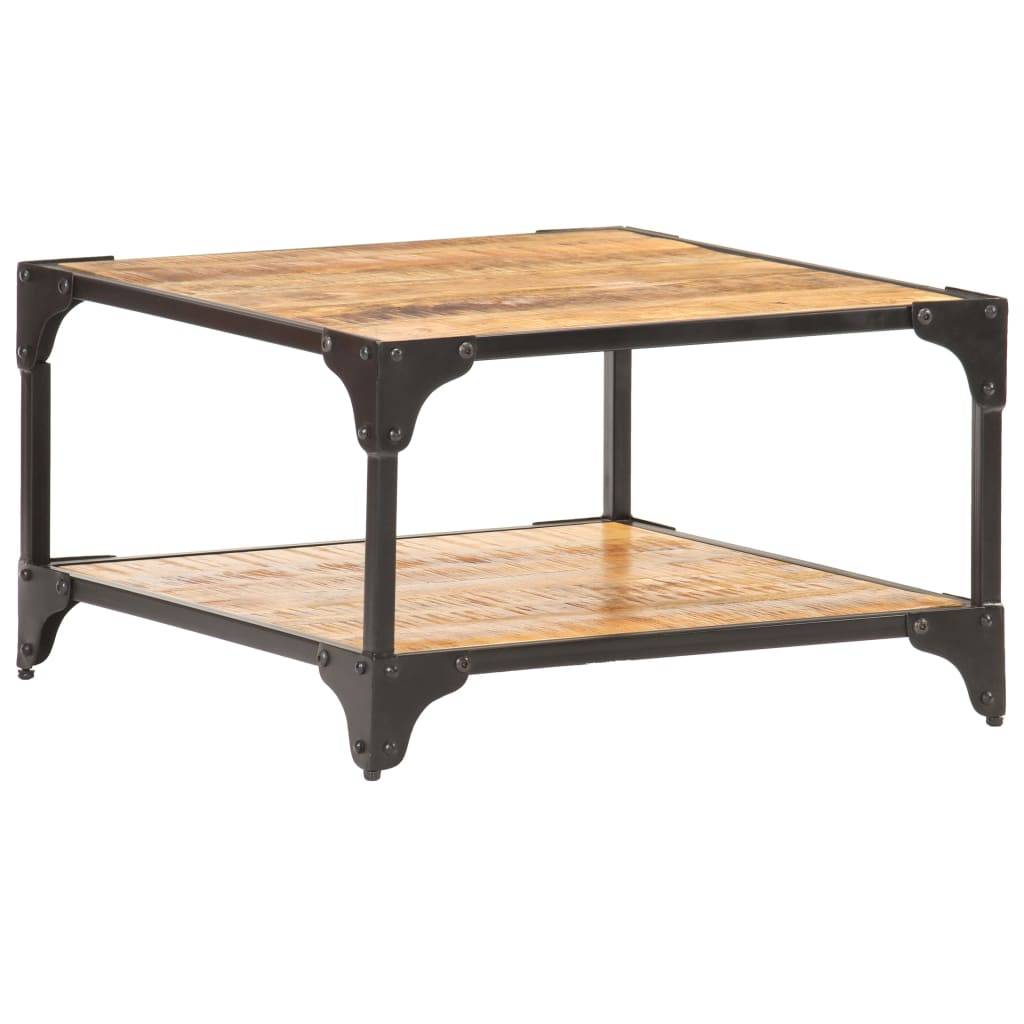 vidaXL Couchtisch 60x60x35 cm Massivholz Mango-0