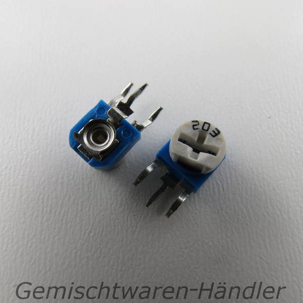 2x 1 M OHM stehend Trimmer Poti Trimmpoti Drehwiderstand Potentiometer linear