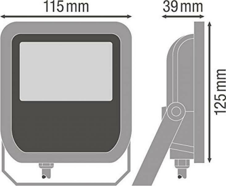 LEDVANCE FLOODLIGHT 10 4058075097384 LED-Außenstrahler 10 W Leuchtfarben: Warmweiß-1
