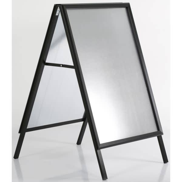 Kundenstopper Outdoor 32mm Gehrung A2 schwarz