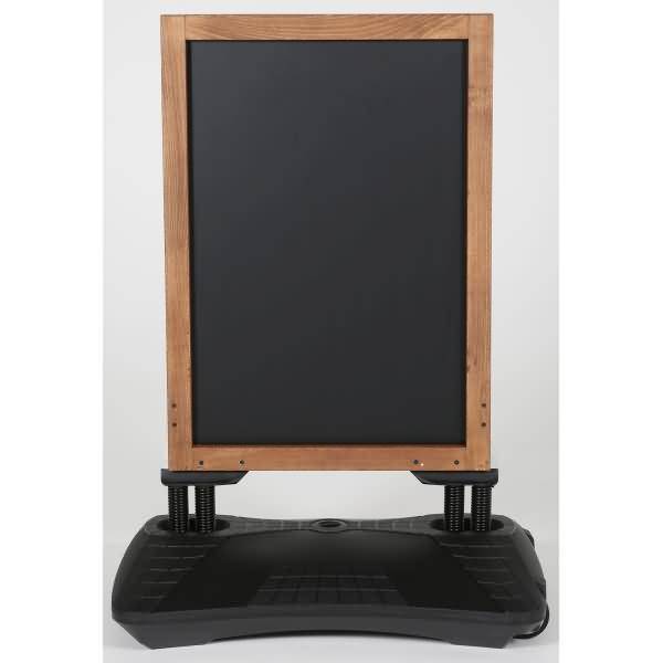Kundenstopper WindPro Wood Kreidetafel 460x680 mm