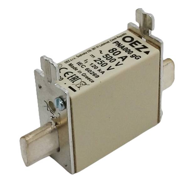 160A NH-Sicherung Sicherungsgröße = 000, 500V/AC + 250V/DC, gG, 3 Stück
