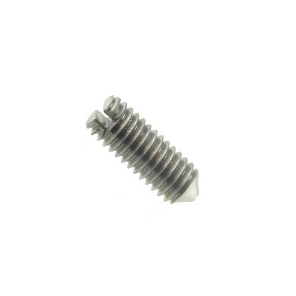 Gewindestifte mit Schlitz und Spitze DIN 553 Edelstahl A4 M 8 x 25 mm - 25 Stück