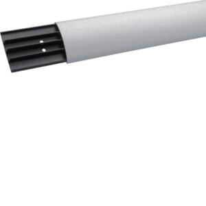 HAGER Aufbodenkanal Kst lgr 75x18x2000mm SL1807507035 RAL7035 3Trennw-0