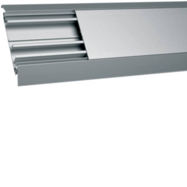 HAGER Aufbodenkanal Alu natur hfr AKA181250ELN 125x18x2000mm 1Trennw