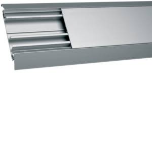 HAGER Aufbodenkanal Alu natur hfr AKA181250ELN 125x18x2000mm 1Trennw-0