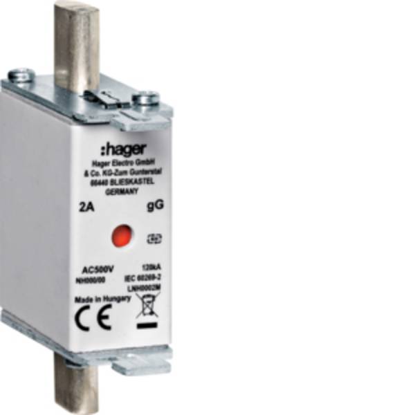 Hager NH-Sicherung NH000 gG 500V 35A K-Melder LNH0035M