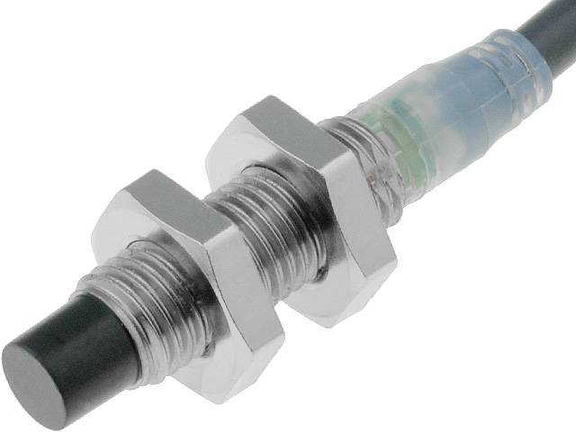 Omron E2A M8 Näherungssensor Induktiv, Gewinderohr 4 mm PNP 12 → 24 V dc / 200 mA NO, IP67-0