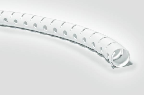 HellermannTyton Schlauch inkl. Werkzeug Spirale, weiss HWPP-25MM