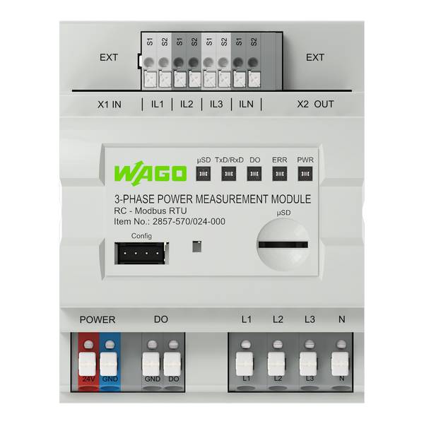 WAGO 3PH-P-Transducer 2857-570/024-000 3x400/690V/RC M RTU