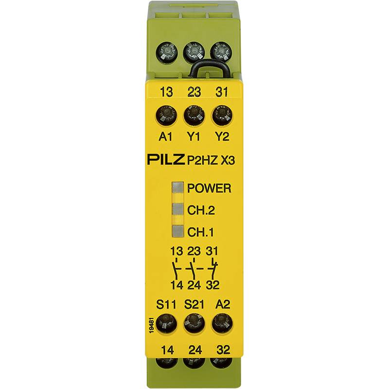 PILZ P2HZ X3 24VDC 2n/o 1n/c Schaltgeräte P/N: 774350-0