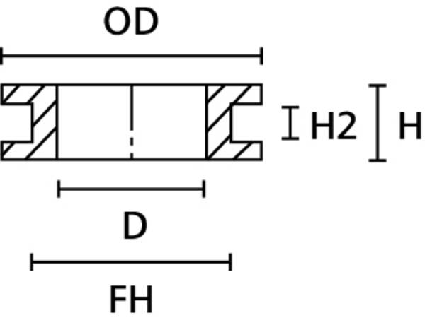 HV 1302 HellermannTyton Durchführungstülle Kabeldurchführung