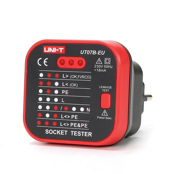 Uni-T - UT07B-EU - UNI-T UT07B-EU Steckdosentester