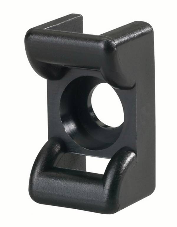 HellermannTyton Befestigungssockel schwarz KR8G5-HS-BK-C1 25 mm, 14,5 12 8 6,5 mm