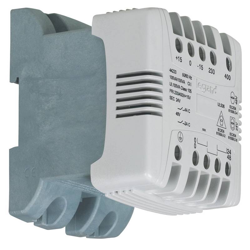 Legrand - 044264 - Control and signal. transfo - 1 Ph - prim 230/400 V sec 115/230 V - 160 VA-screw-0