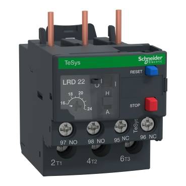 Schneider Electric TeSyS LR Thermisches Überlastrelais, / 16A, 24 A 1 Schließer/1 Öffner / 5A, 66 mm x 45mm-0