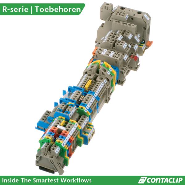 CONTA-CLIP AP 2,5-10 GR, Abschlussplatte, Breite: 1,5 mm, Farbe: Grau